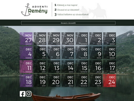 online adventi naptár